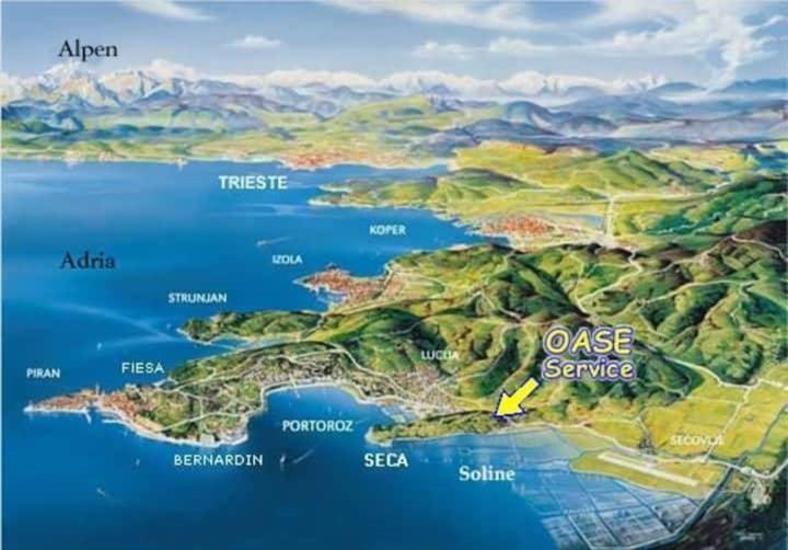 Vista Del Sal Apartman Portorož Kültér fotó
